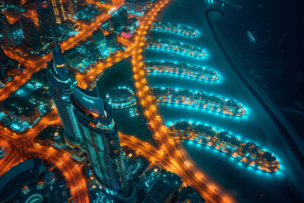 Dubai skyline — global foodstuff trading hub